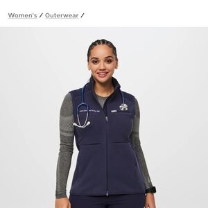 Figs Women's Navy Vest